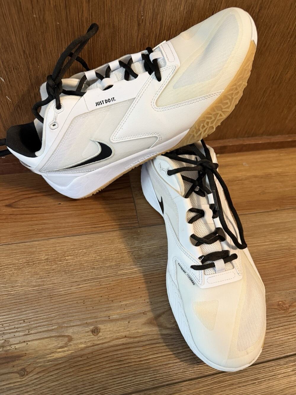 Nike Air Zoom Hyperace 3 Volleyball Unisex shoes M8.5 W10 White black sports REA